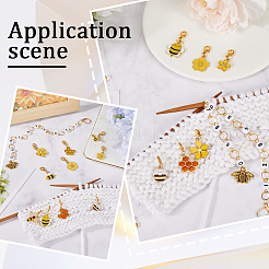 Bee & Honeycomb Theme DIY Knitting Tools&nbsp;HJEW-SC00023