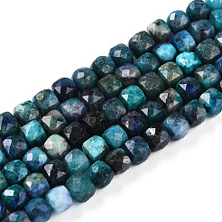 Natural Chrysocolla and Lapis Lazuli Beads Strands&nbsp;G-T141-65
