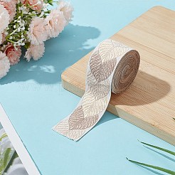 3M Polyester Jacquard Leaf Ribbon for Garment Accessories&nbsp;OCOR-DR0001-14D