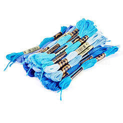 21 Bundles 21 Colors Polyester Embroidery Floss&nbsp;OCOR-TA0002-86