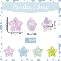 Transparent Acrylic Beads&nbsp;MACR-SC0001-57B