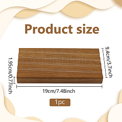 4-slot Wooden Slotted Display Stands for Pens&nbsp;ODIS-WH0043-177