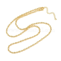 2.2MM Brass Ball Chain Necklaces for Men Women&nbsp;NJEW-L012-06G