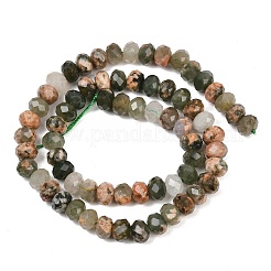 Natural Green Opal Beads Strands&nbsp;G-C259-A51-5x8mm