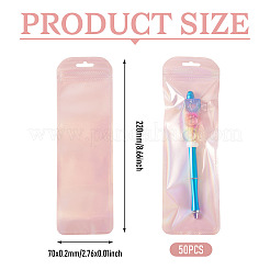 50Pcs PP Plastic Watchband Storage Resealable Bags&nbsp;ABAG-TADJ0003-01C