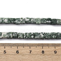 Natural Green Spot Jasper Beads Strands&nbsp;G-G002-A09