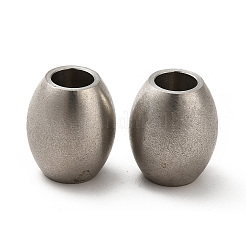 Non-Tarnish 304 Stainless Steel European Beads&nbsp;STAS-F281-09P