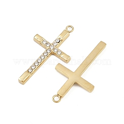 304 Stainless Steel Rhinestone Pendants&nbsp;STAS-P415-10G