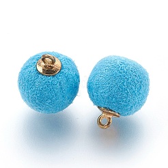 Handmade Plush Cloth Covered Pendants&nbsp;WOVE-F021-01G