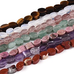 Natural & Synthetic Mixed Gemstone Beads Strands&nbsp;G-T143-33M