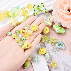 60G 2 Colors Acrylic Beads&nbsp;MACR-YW0003-36B
