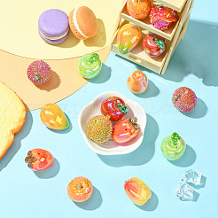 Electroplate Opaque Resin Beads&nbsp;RESI-CJC0006-037