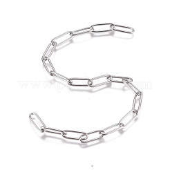 Non-Tarnish 3.28 Feet 304 Stainless Steel Chains&nbsp;X-CHS-G017-07P