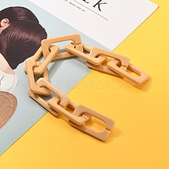 Handmade Opaque Acrylic Cross Chains&nbsp;AJEW-JB00766-02