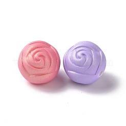 Spray Painted ABS Plastic Beads&nbsp;KY-G025-04