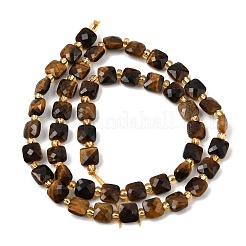 Natural Tiger Eye Beads Strands&nbsp;GG-CBA96AE-A04-6x6mm