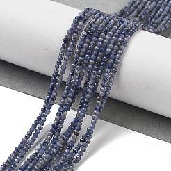 Natural Sapphire Beads Strands&nbsp;G-F509-18A-2mm