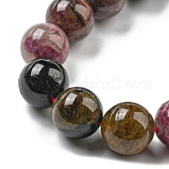 Natural Multicolor Tourmaline Beads strands&nbsp;G-C076-6mm-10
