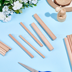 14Pcs 4 Styles Wood Craft Sticks&nbsp;WOOD-SP0001-76