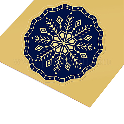 Plastic Self Adhesive Gold Foil Embossed Stickers&nbsp;DIY-WH0219-015