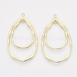 Alloy  2-Loop Link Pendants&nbsp;PALLOY-T067-119LG