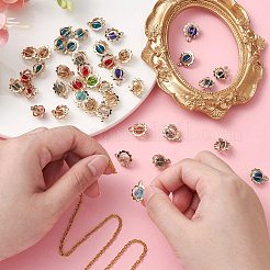 50Pcs Rack Plating Light Gold Iron Pendants&nbsp;IFIN-CJ0001-76