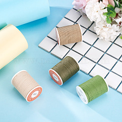 4 Rolls 4 Colors Round Waxed Polyester Cord&nbsp;YC-TA0001-27B
