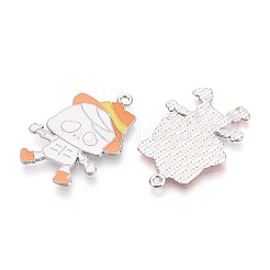Halloween Theme Alloy Enamel Pendants&nbsp;ENAM-T022-54P-10