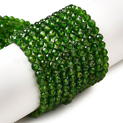 Natural Green Diopside Beads Strands&nbsp;G-NH0046-A01-02