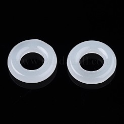Imitation Jade Glass Linking Rings&nbsp;GLAA-S054-35B-A02