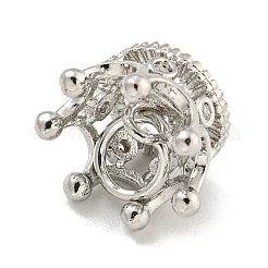 Brass Micro Pave Cubic Zirconia Peg Bails Pendants&nbsp;KKB-L215-040P