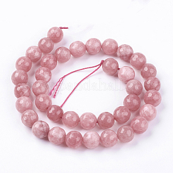 Natural White Jade Bead Strands&nbsp;G-R166-10mm-25