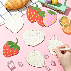 4Pcs Unfinished Wood Craft Slices&nbsp;WOOD-CJC0007-08