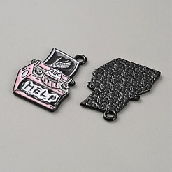 Zinc Alloy Enamel Pendants&nbsp;ENAM-CJC0021-20B