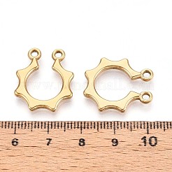 304 Stainless Steel Pendants&nbsp;STAS-T065-02G