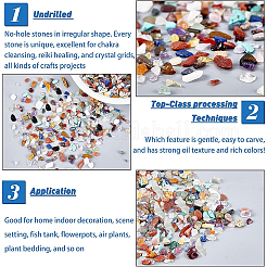 Mixed Natural & Synthetic Gemstone Chips&nbsp;G-NB0001-89
