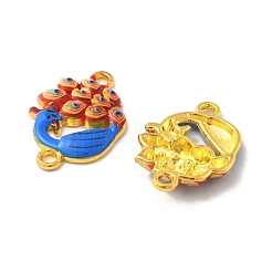Alloy Royal Blue Enamel Connector Charms&nbsp;FIND-U033-02G