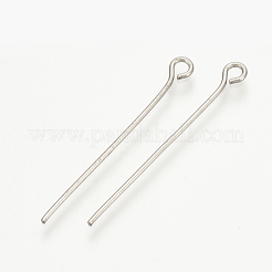 Tarnish Resistant 304 Stainless Steel Eye Pin&nbsp;STAS-S076-74-20mm