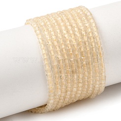 Heated Natural Lemon Quartz Beads Strands&nbsp;GG-CBA4808-B01-01