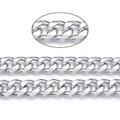 Aluminum Faceted Curb Chains&nbsp;CHA-N003-40P