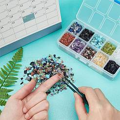 10 Style Natural & Synthetic Gemstone Chip Beads&nbsp;G-NB0002-54A