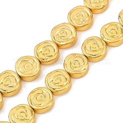 Electroplated Synthetic Non-magnetic Hematite Beads Strands&nbsp;G-C156-06G