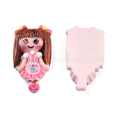 Opaque Resin Cabochons&nbsp;CRES-N018-052