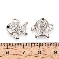 Alloy Rhinestone Pendants&nbsp;FIND-N008-17P