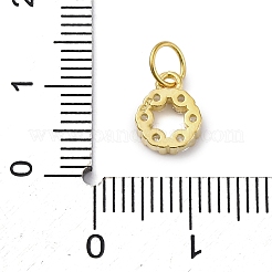 925 Sterling Silver Micro Pave Clear Cubic Zirconia Charms&nbsp;STER-S010-03C-G