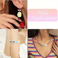 14Pcs 7 Colors Handmade Porcelain Beads&nbsp;PORC-YW0001-78