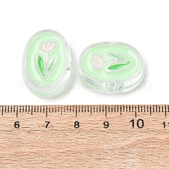 Transparent Acrylic Enamel Beads&nbsp;OACR-N130-023-02