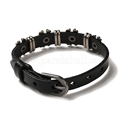 Alloy Skull Rivets Bracelet&nbsp;BJEW-C037-04A