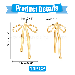 10Pcs Ion Plating(IP) 304 Stainless Steel Pendants&nbsp;STAS-UN0061-06