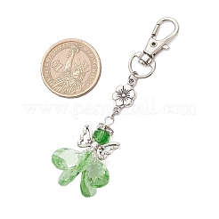 Angel Glass Pendant Decorations&nbsp;HJEW-MZ00261-04